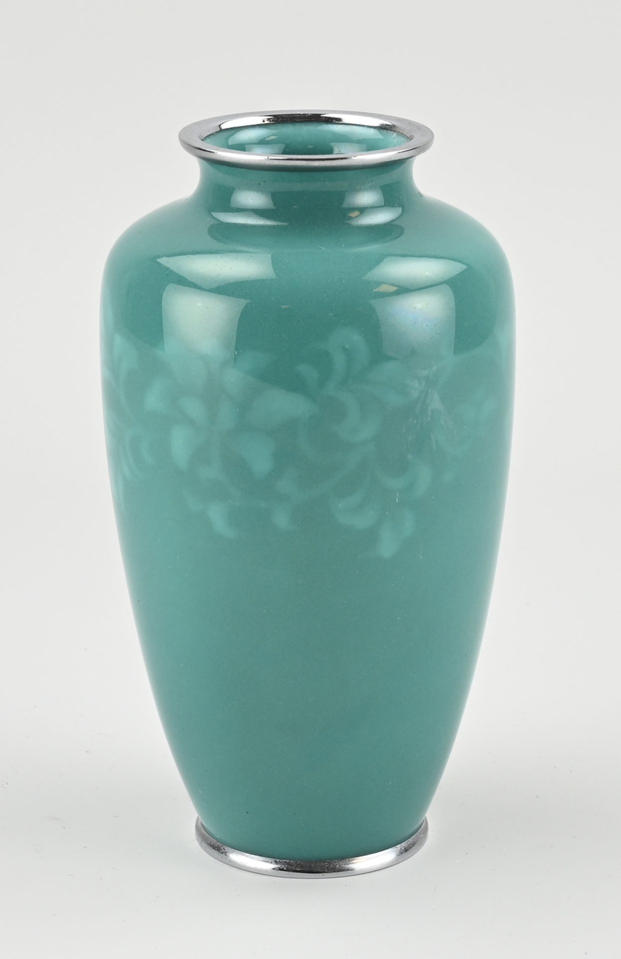 Japanese Ando cloisonné vase