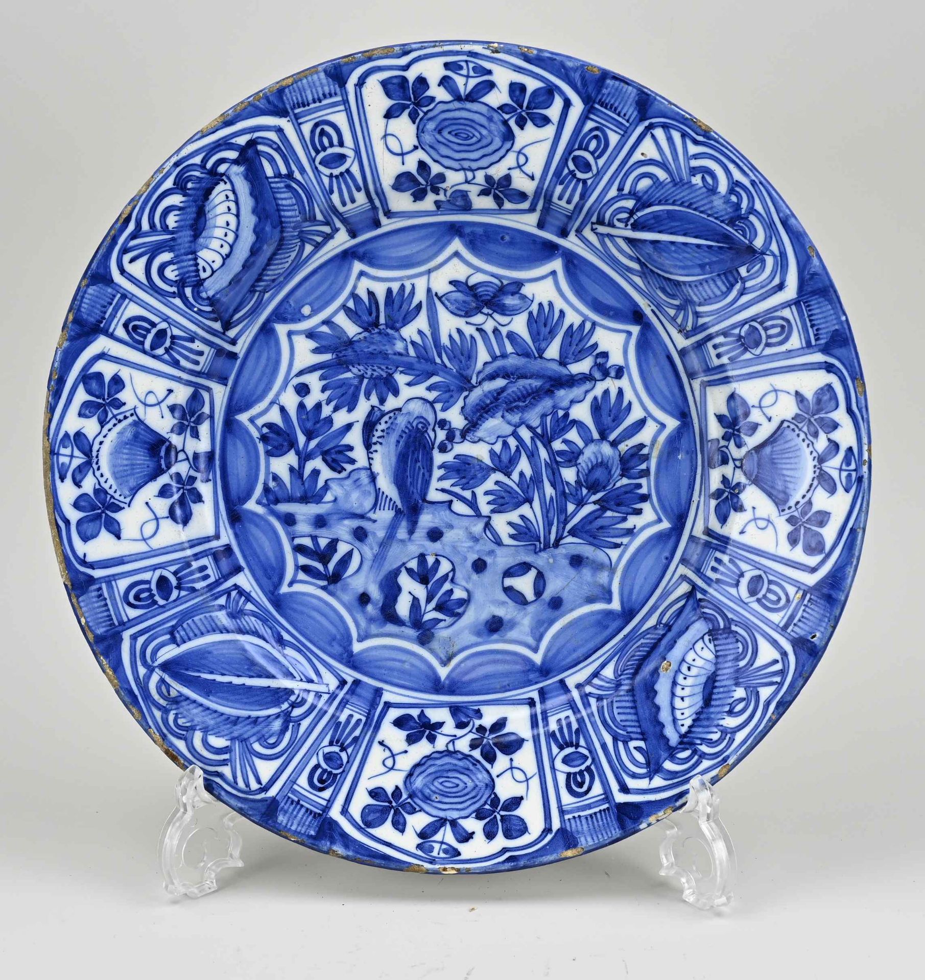 Delft dish Ø 32.5 cm.