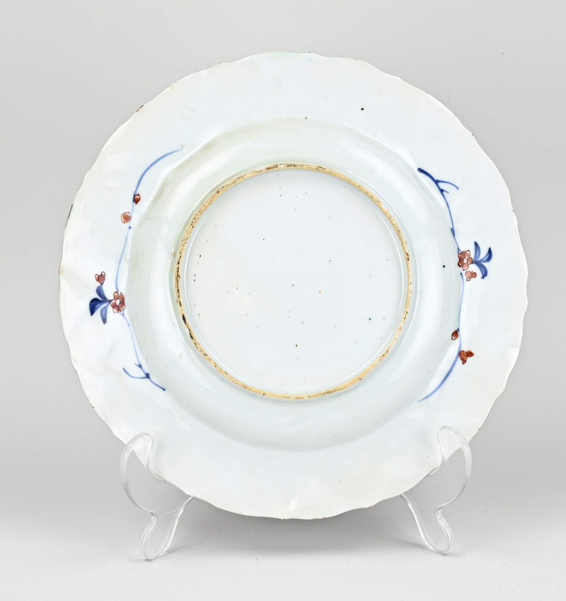 18th century Chinese Imari plate Ø 21.5 cm. - Image 2 of 2