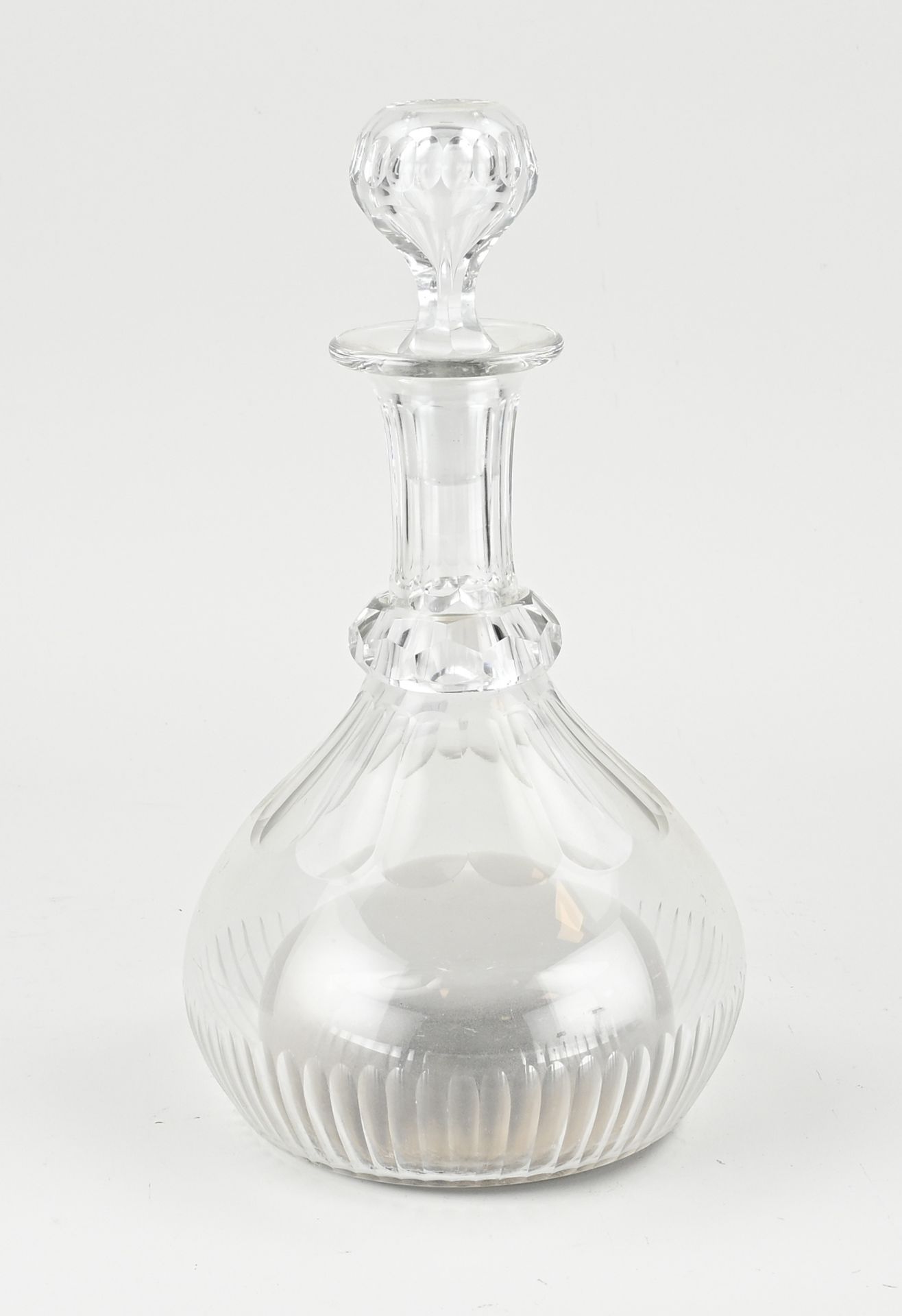 Rare crystal carafe, H 29 cm.