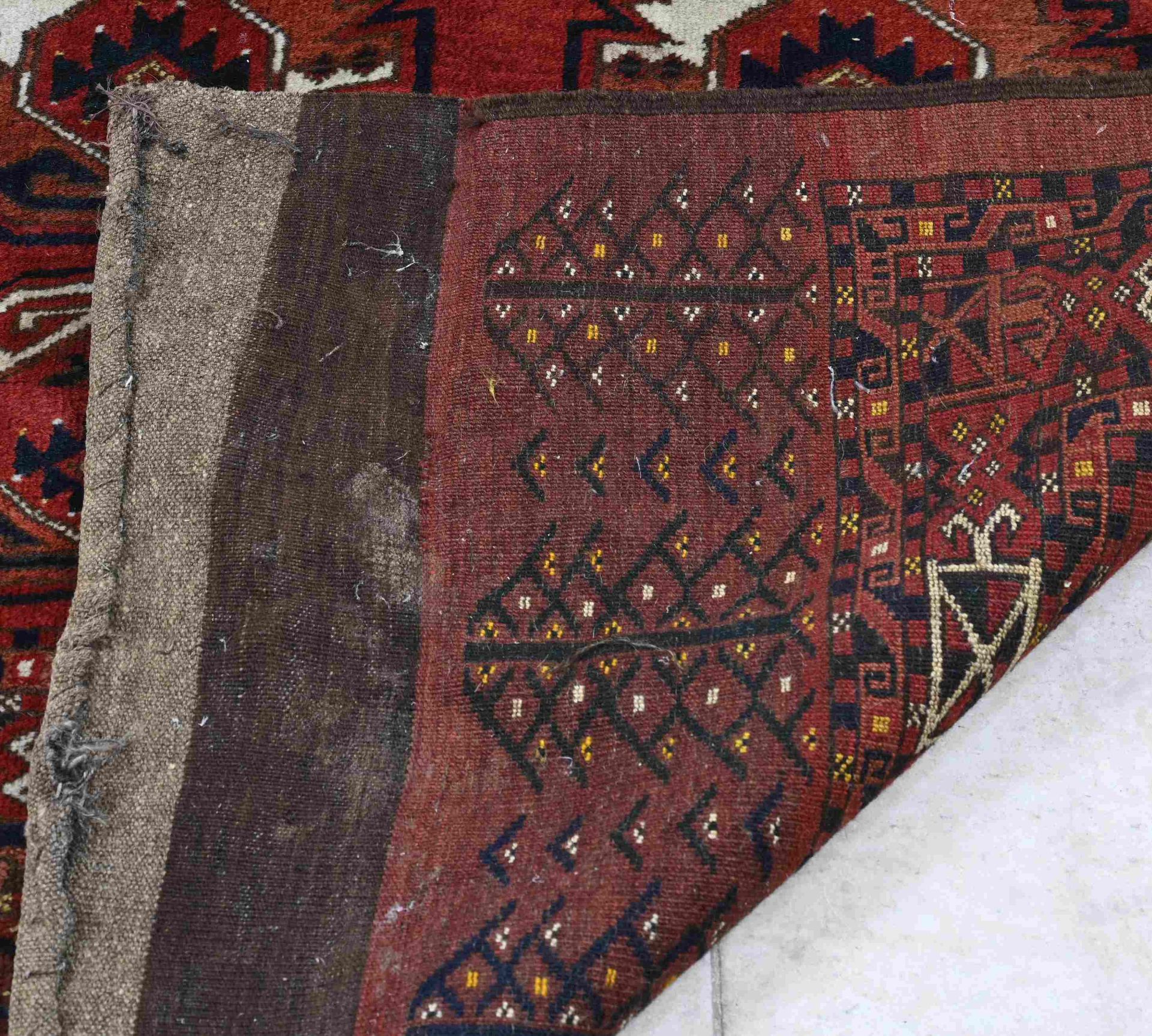 Persian rug, 137 x 118 cm. - Image 3 of 3