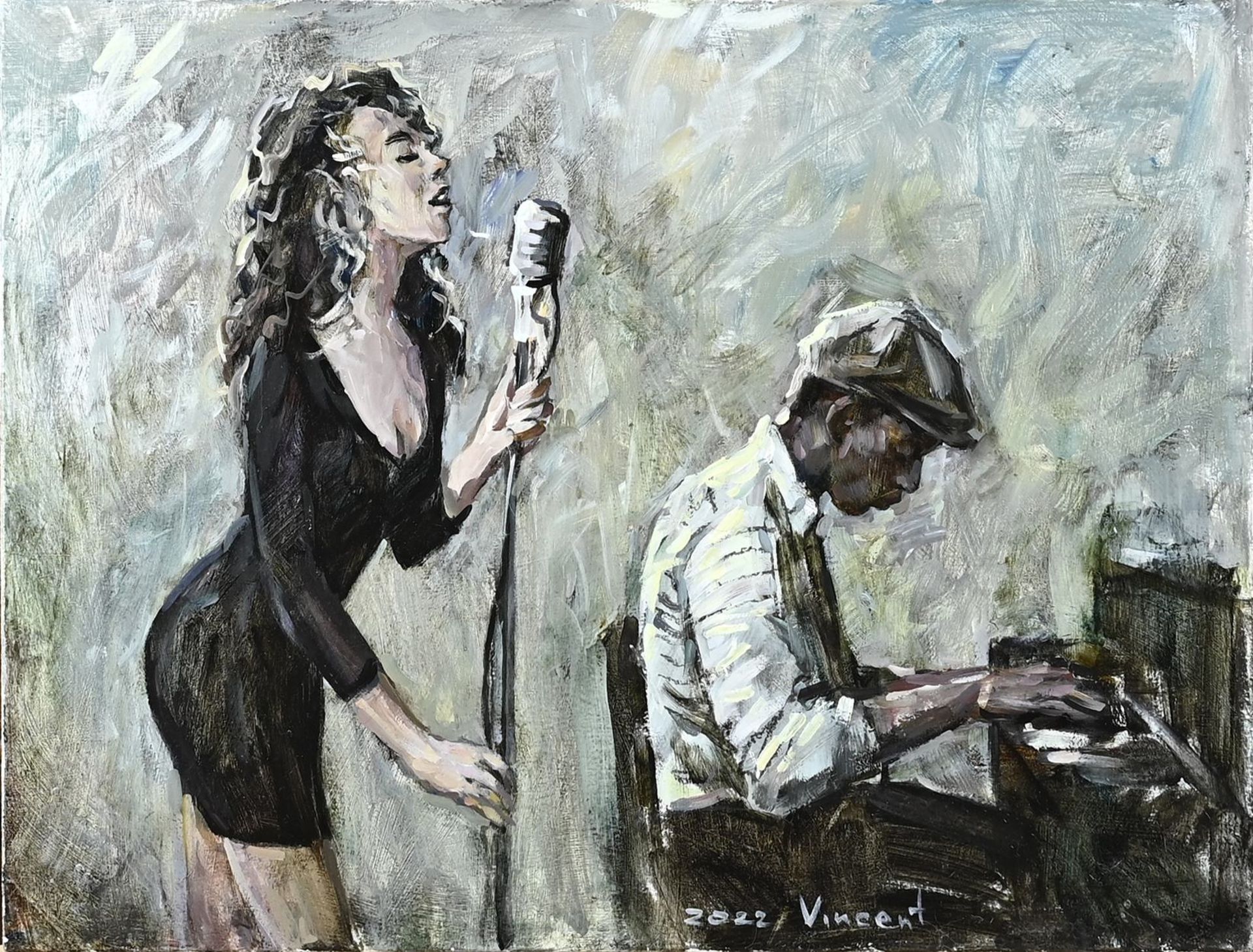 Vincent Igor Ilinsky, Jazz singer with pianist