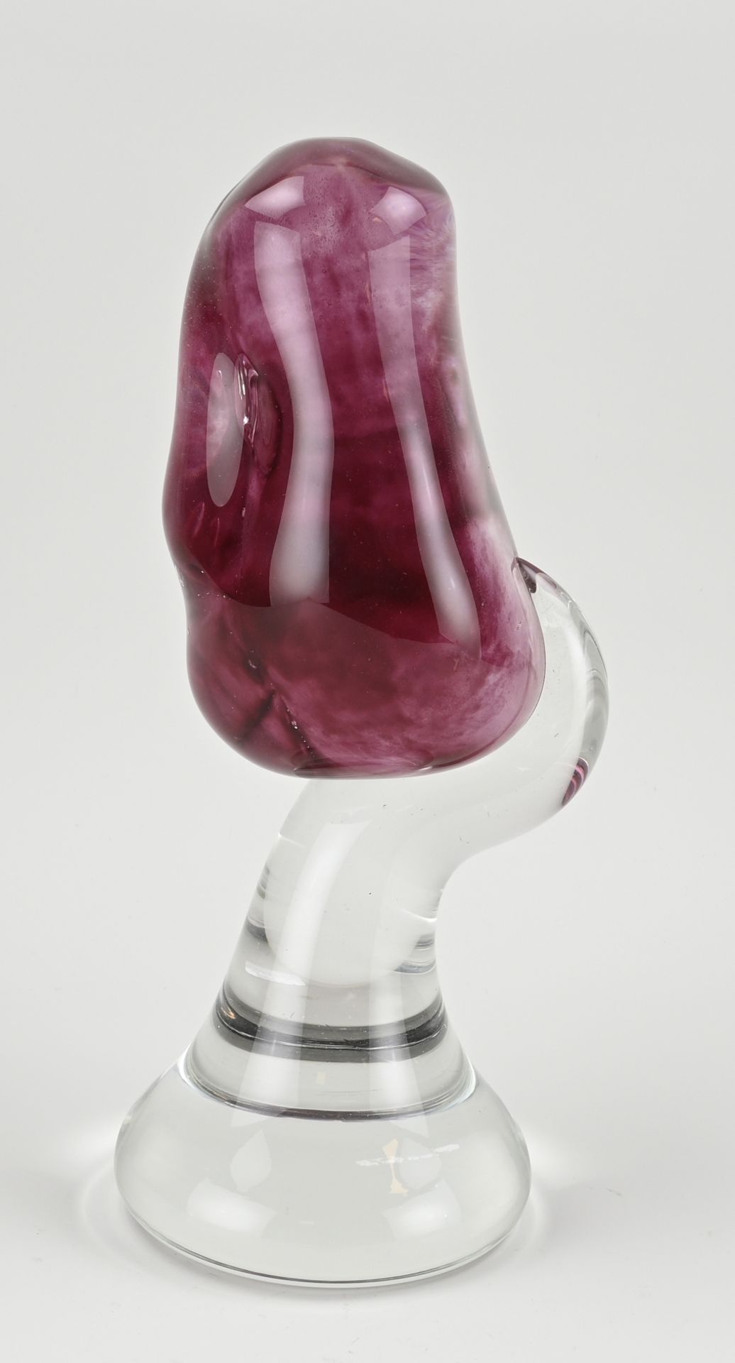 Glass sculpture by Rafal Rysz, H 37.5 cm. - Image 2 of 2