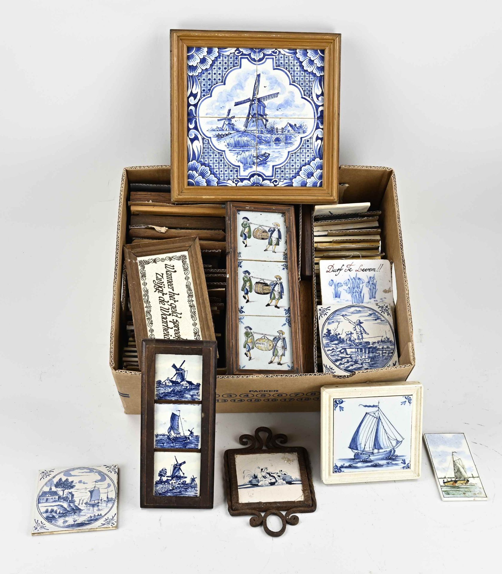 Lot Dutch tiles