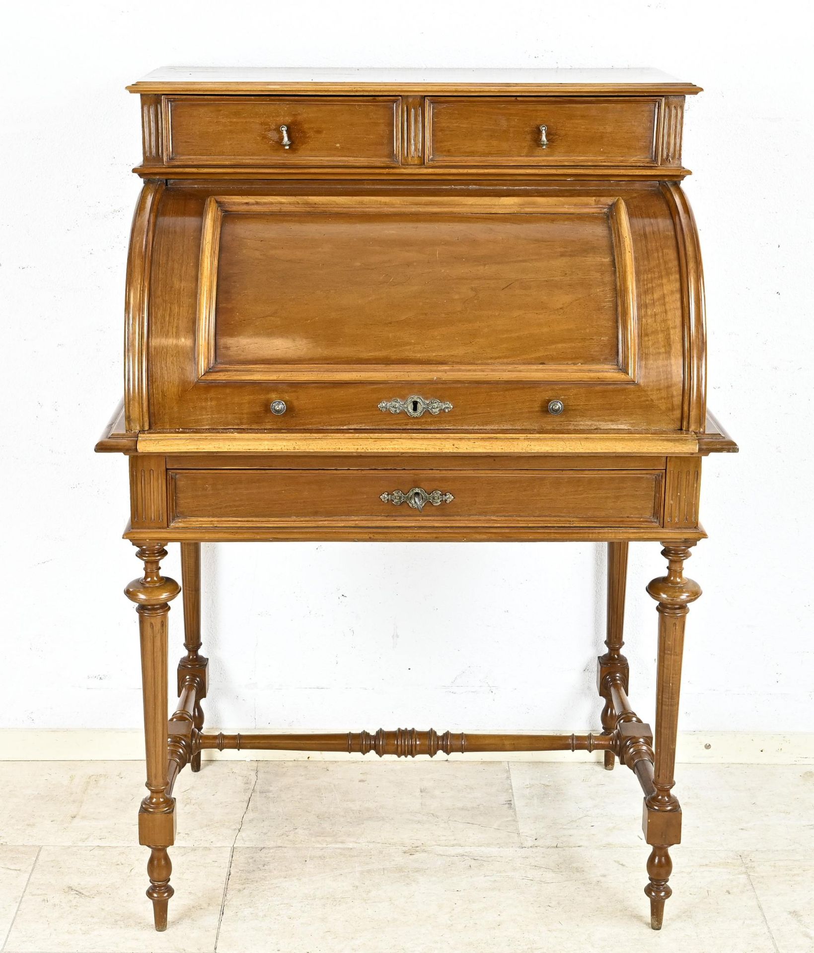 Walnut ladies rolling desk, 1880 - Bild 2 aus 2