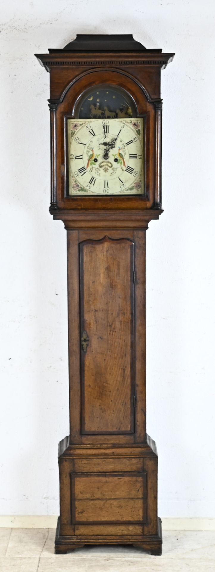 English grandfather clock, H 205 cm.