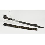 Antique Indonesian machete, L 59 cm.