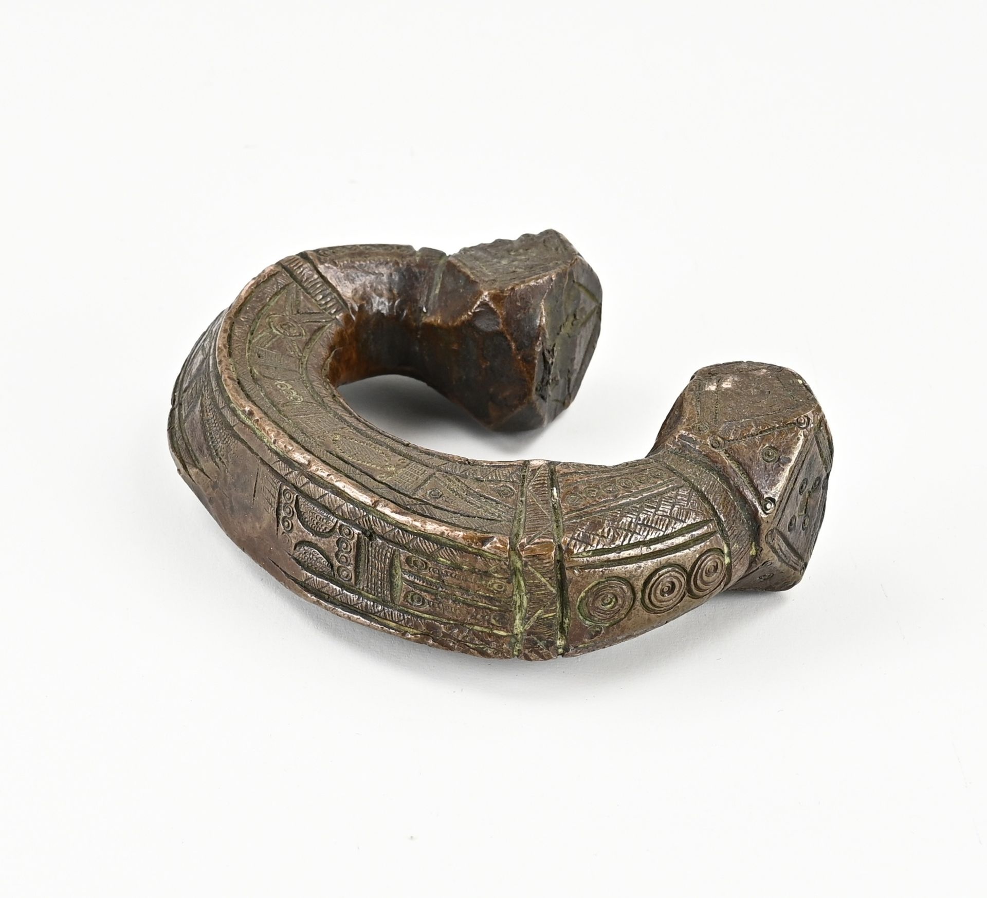 Antique African bronze bracelet