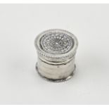 Small silver coin box