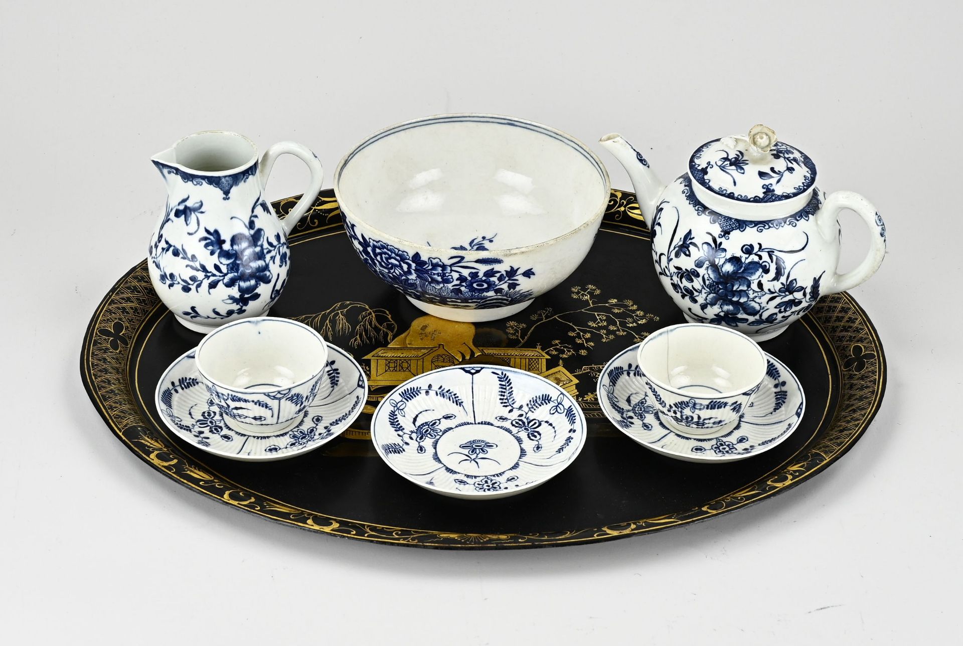 English tea service + tray