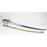 French saber, L 97 cm.