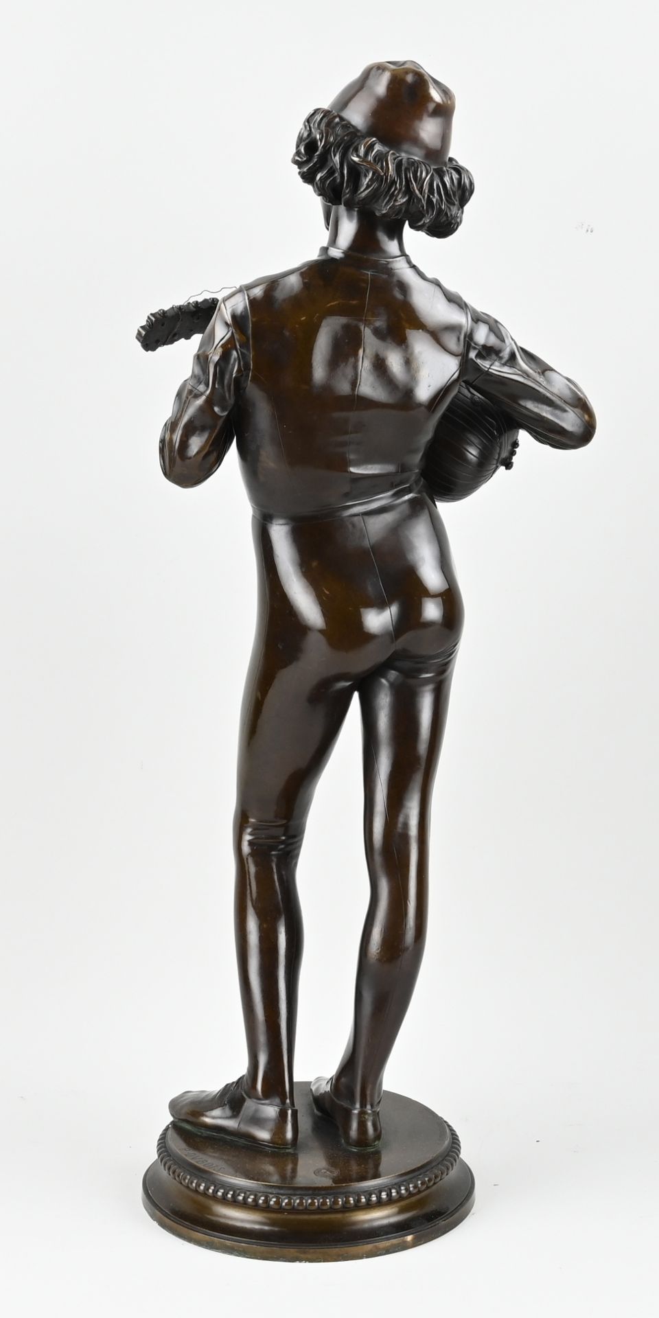 Bronze sculpture by Paul Dubois, H 77 cm. - Image 2 of 3
