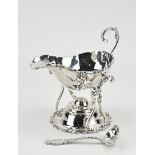 Silver Sauciere on Burner