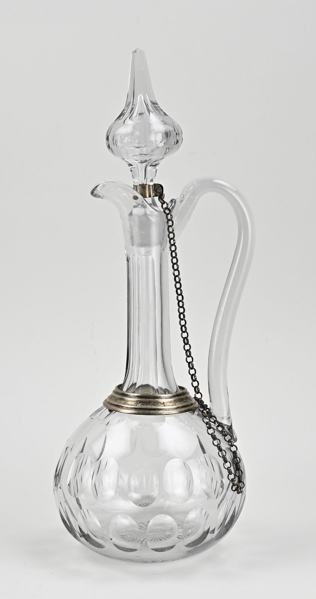 Decanter with silver