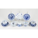 Five Chinese cups/saucers