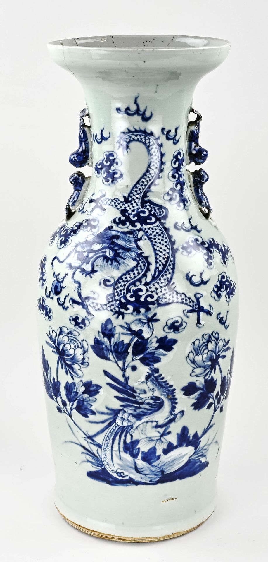 Chinese vase, H 58.5 cm.
