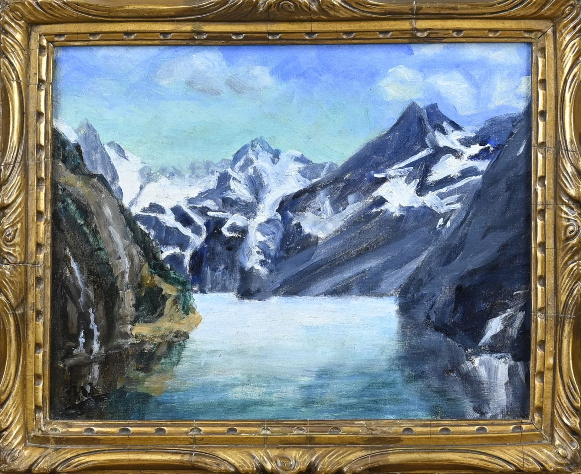 Wilhelmina van Oranje Nassau, View of Fjord in Norway - Bild 2 aus 3
