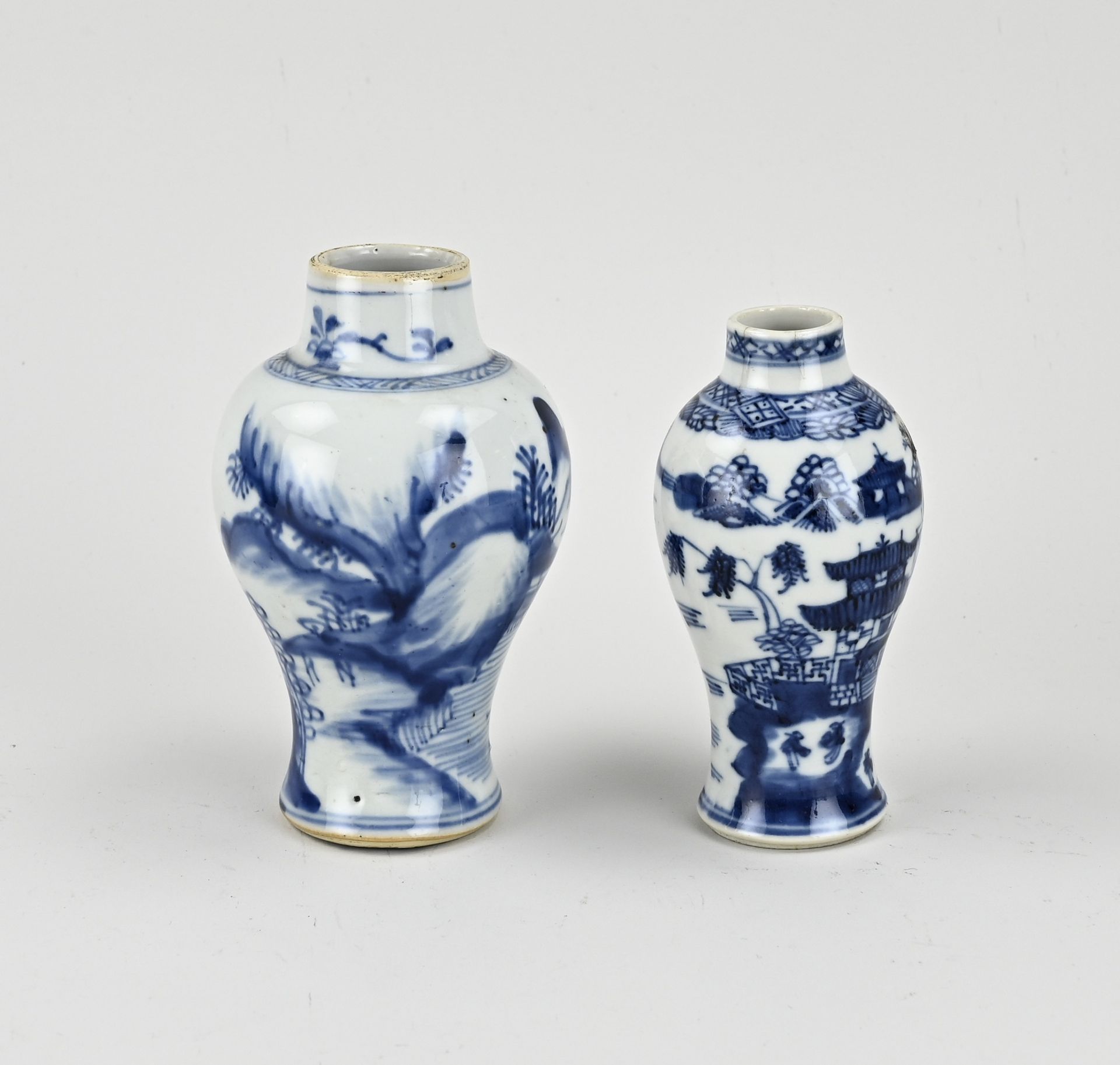 Two Chinese (mini) vases