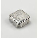 Silver peppermint box