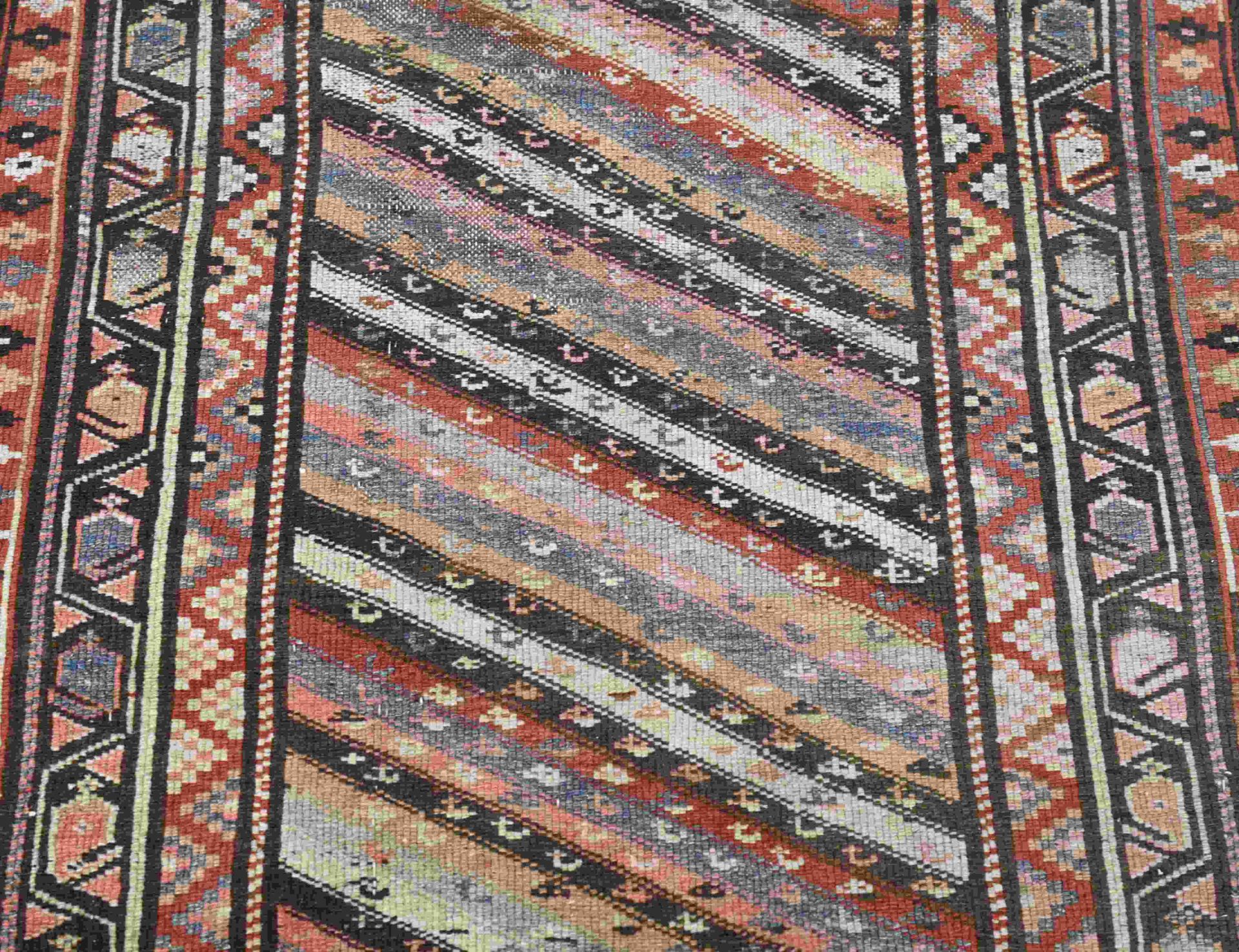 Antique Kilim runner, 285 x 90 cm. - Image 2 of 3