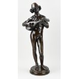 Bronze sculpture by Paul Dubois, H 77 cm.