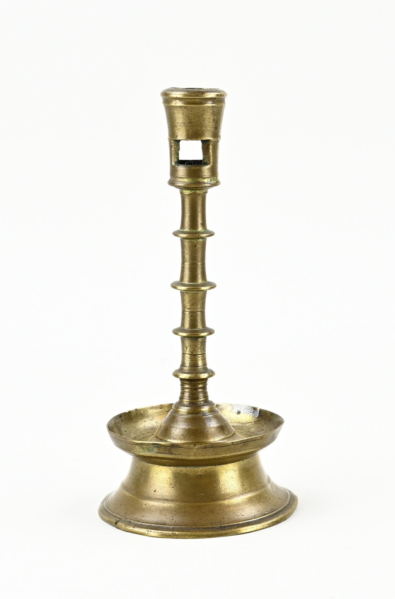 17th century candelabra, H 20 cm.