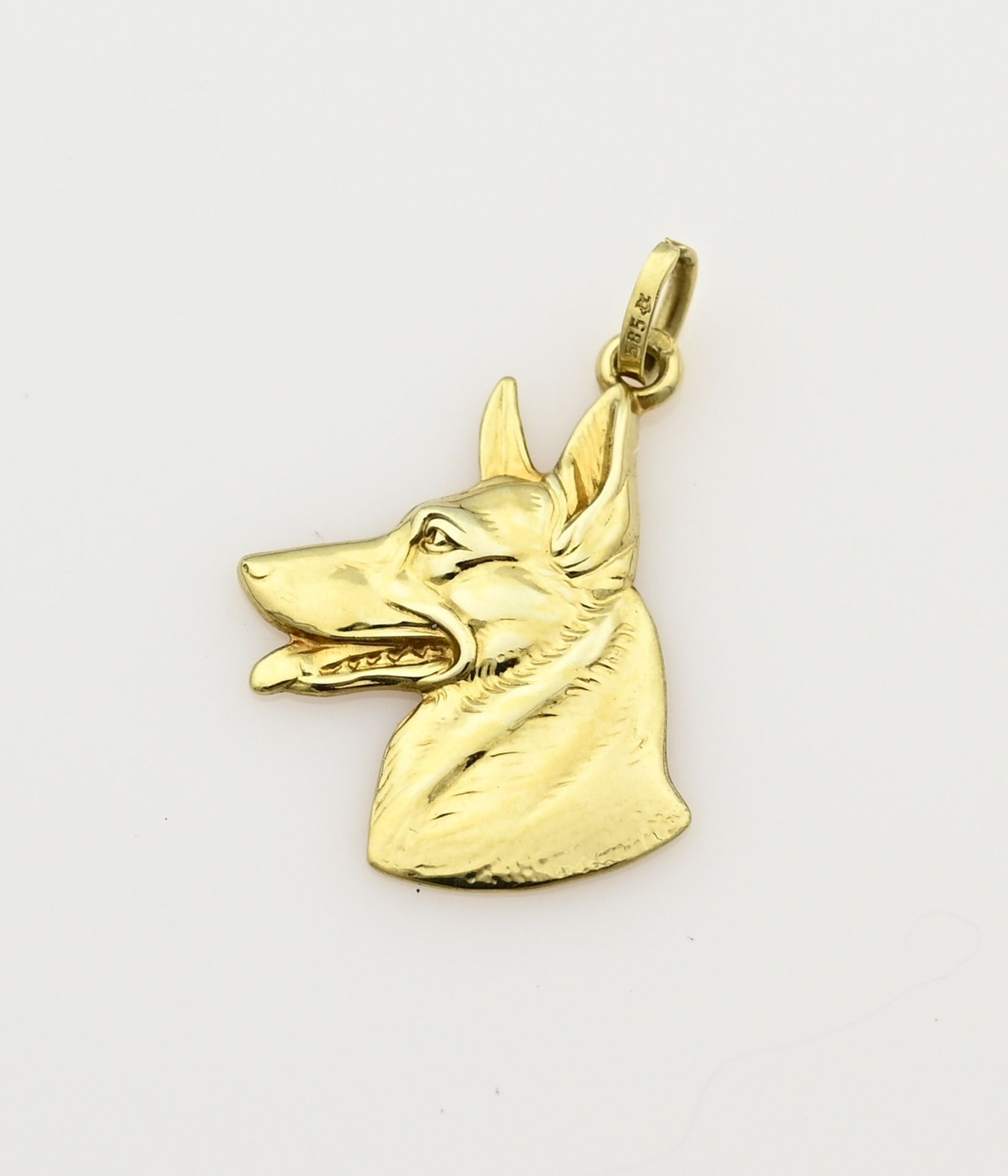 Gold dog pendant - Bild 2 aus 2