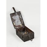 17th - 18th Century iron cash box