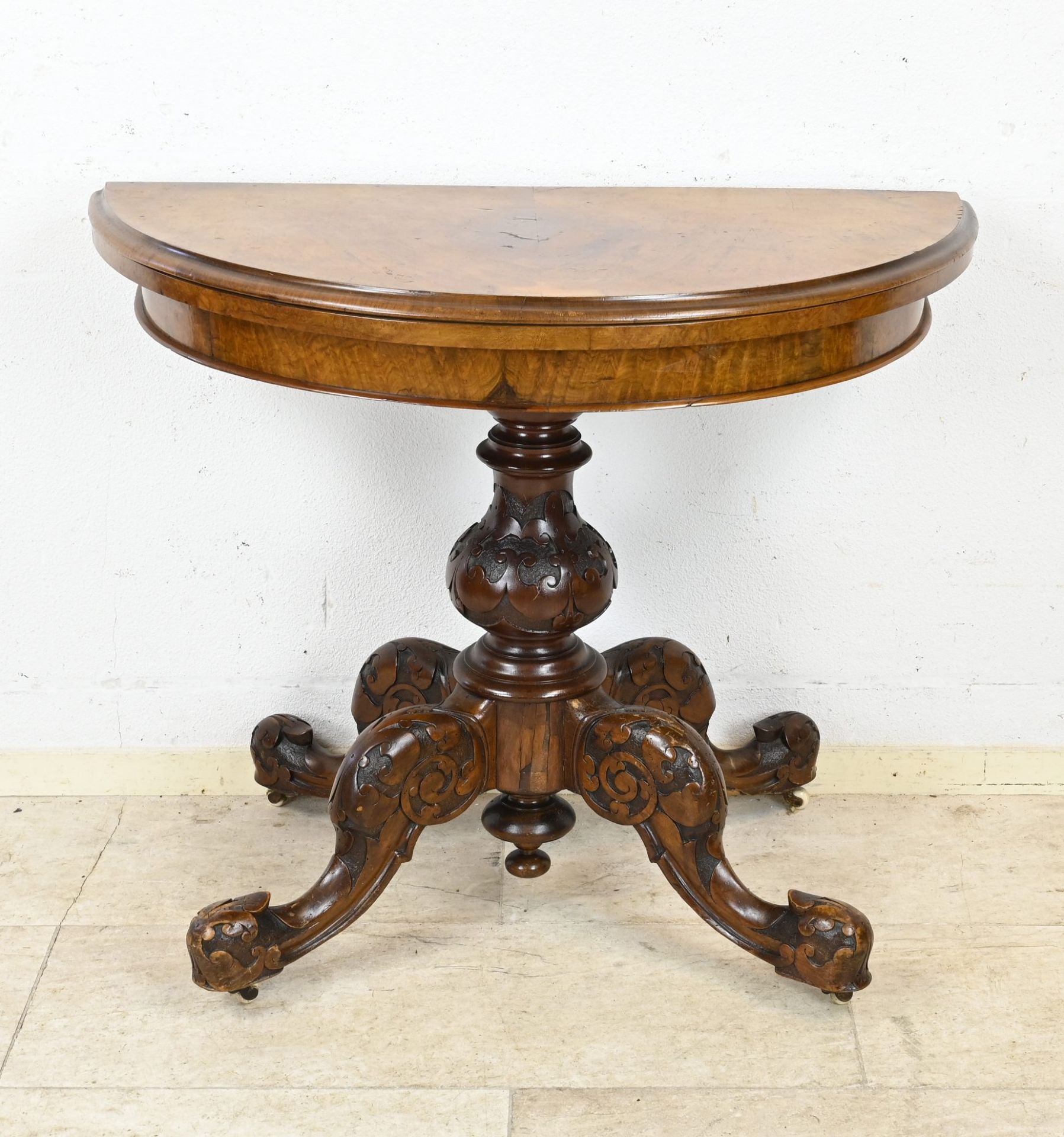 Antique English play/bridge table