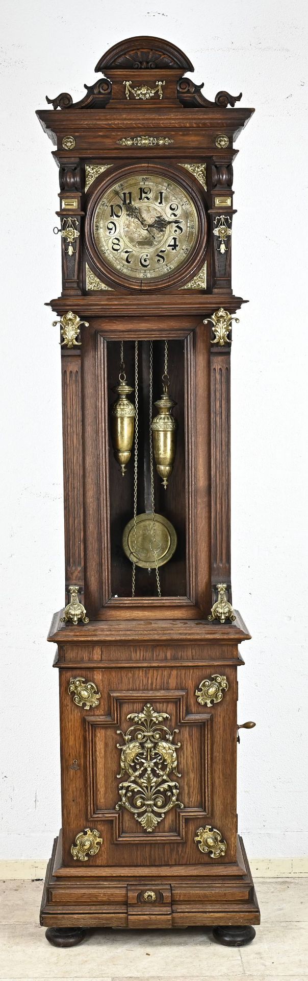 German longcase clock + polyphonic mechanism