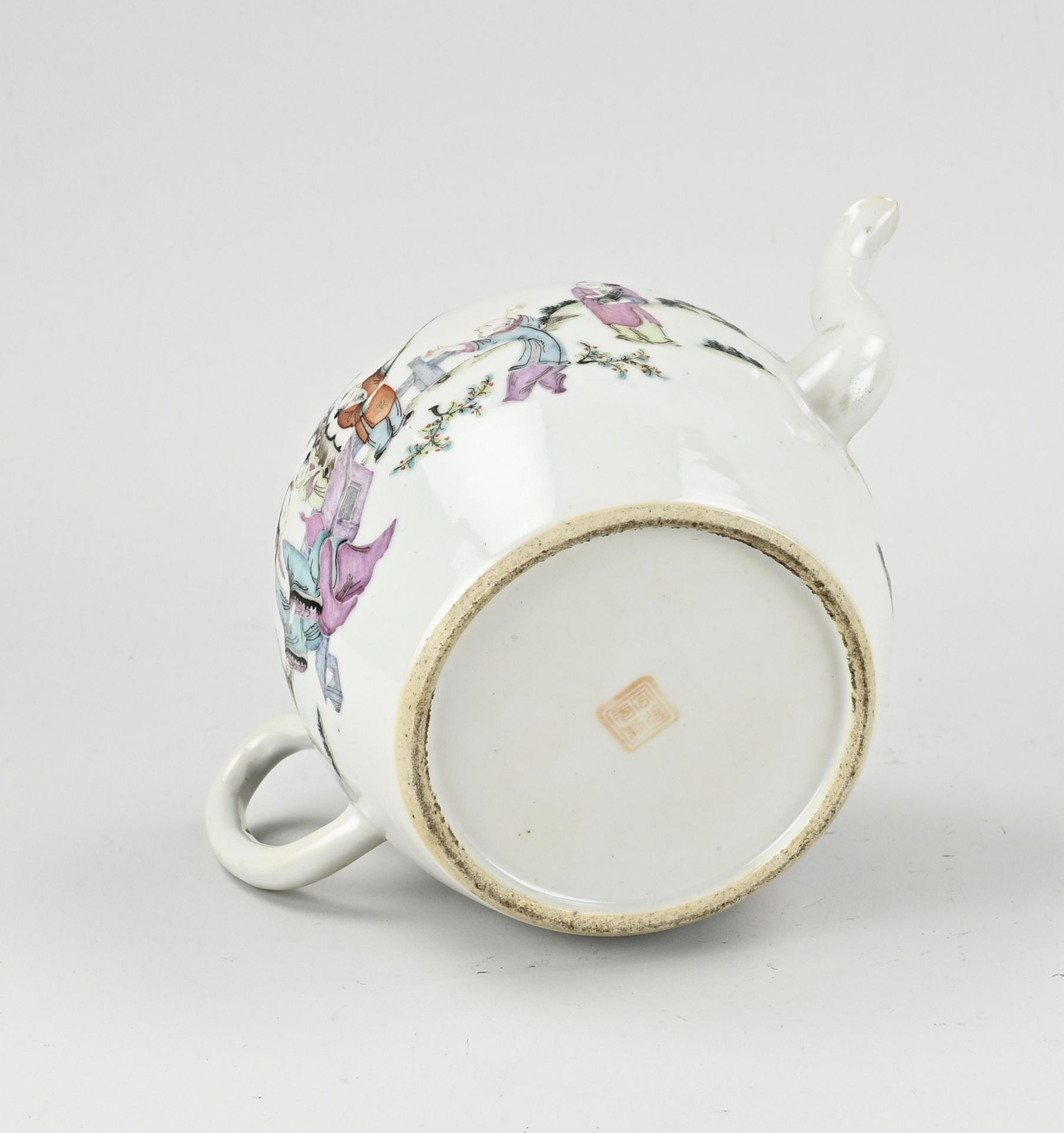 Chinese tea pot Ø 13 cm. - Image 3 of 3