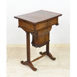 Mahogany sewing table