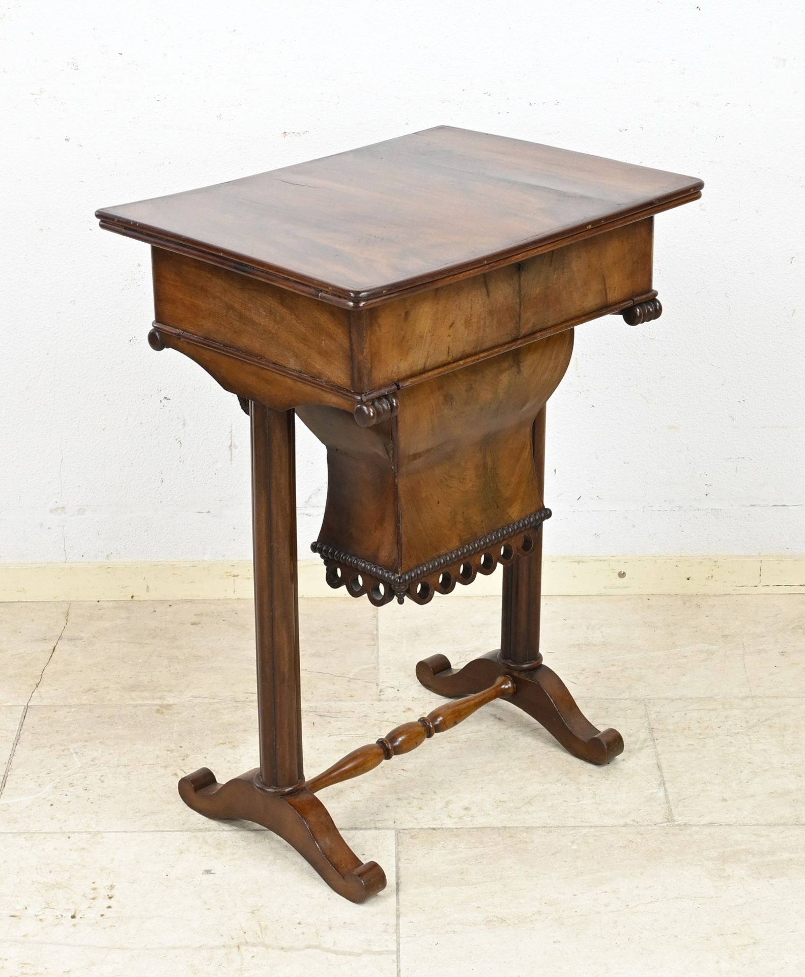 Mahogany sewing table