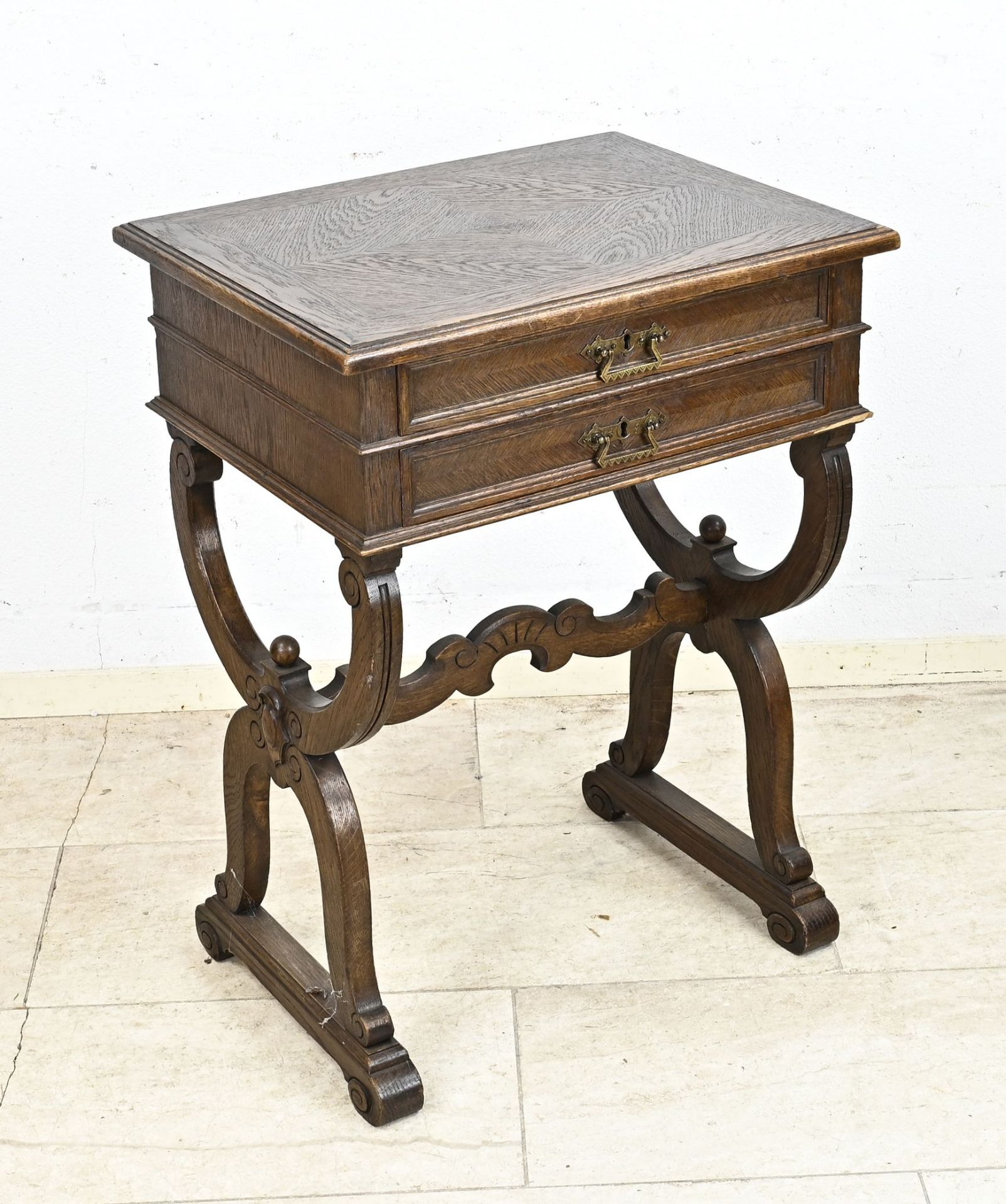 Gründerzeit sewing table, 1880