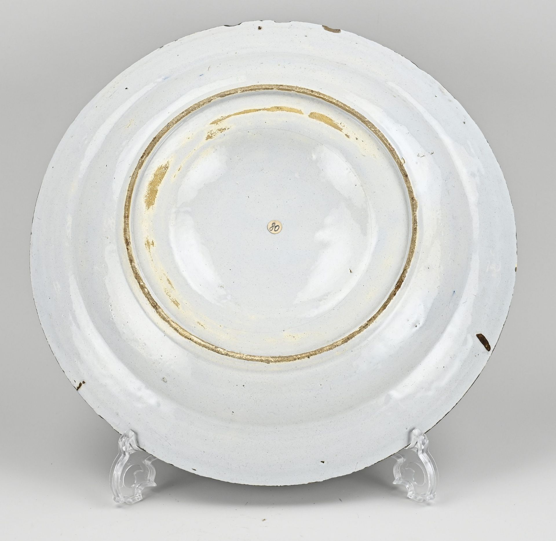 Delft dish Ø 35.5 cm. - Bild 2 aus 2