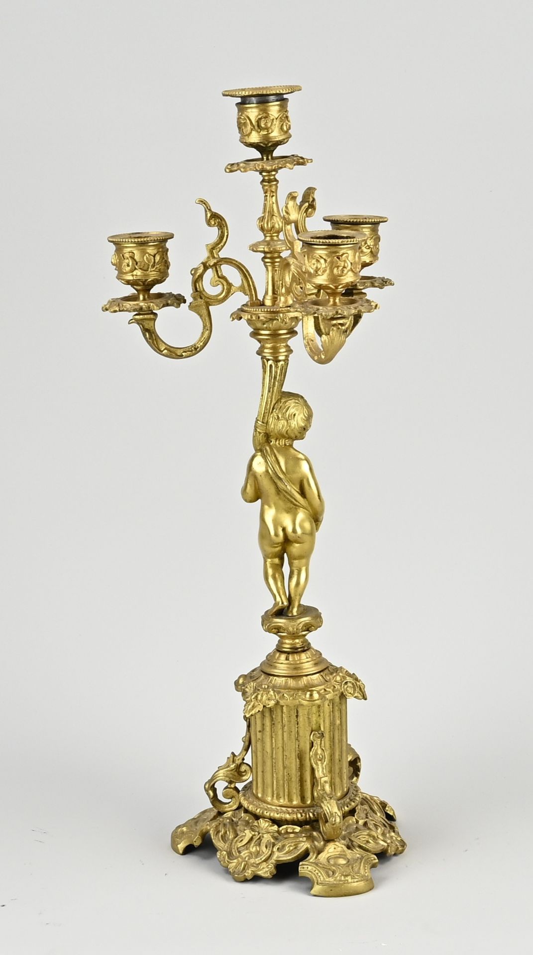Antique French Charles Dix candlestick, 1840 - Image 2 of 2