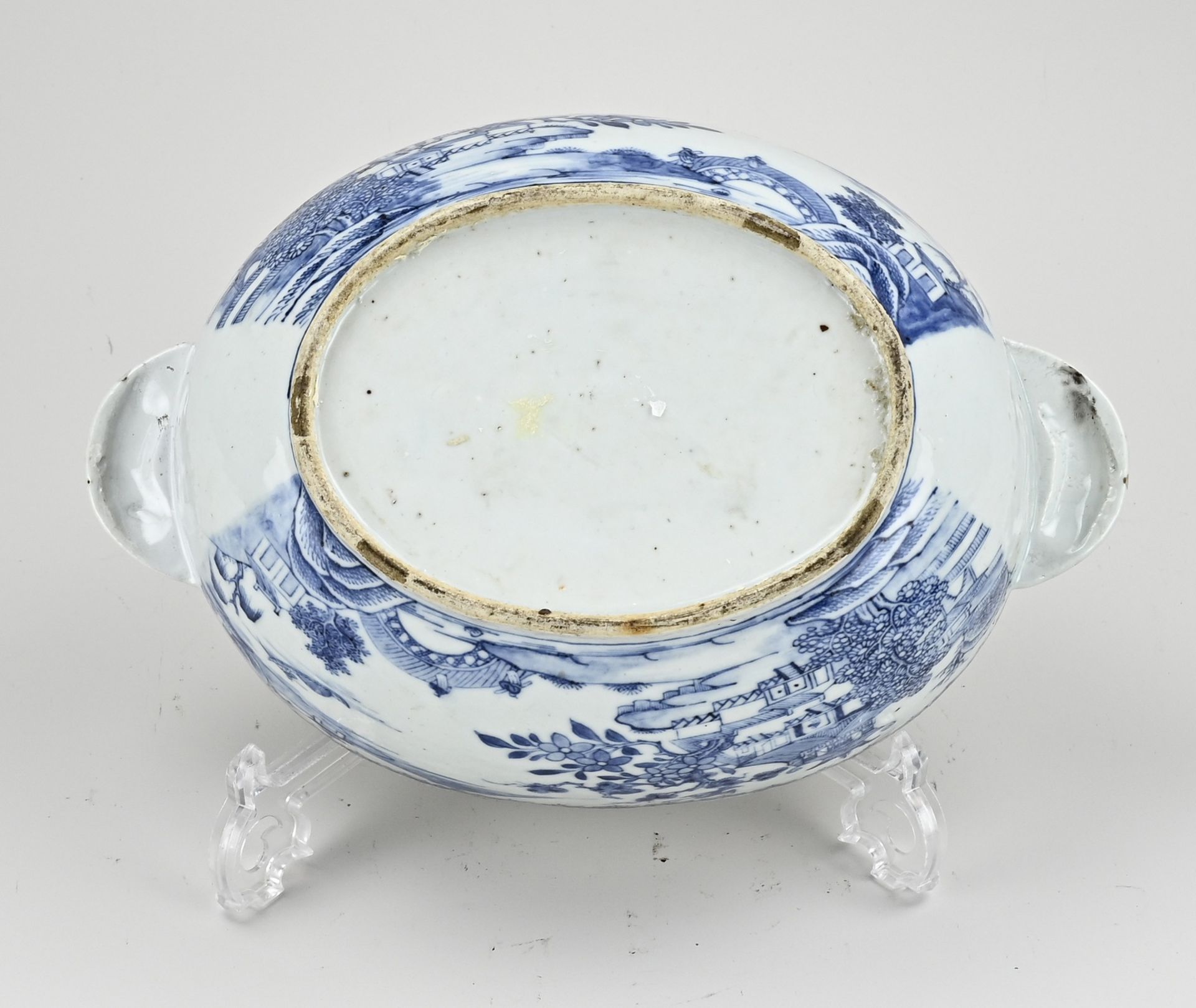 18th century Chinese tureen with lid - Image 3 of 3