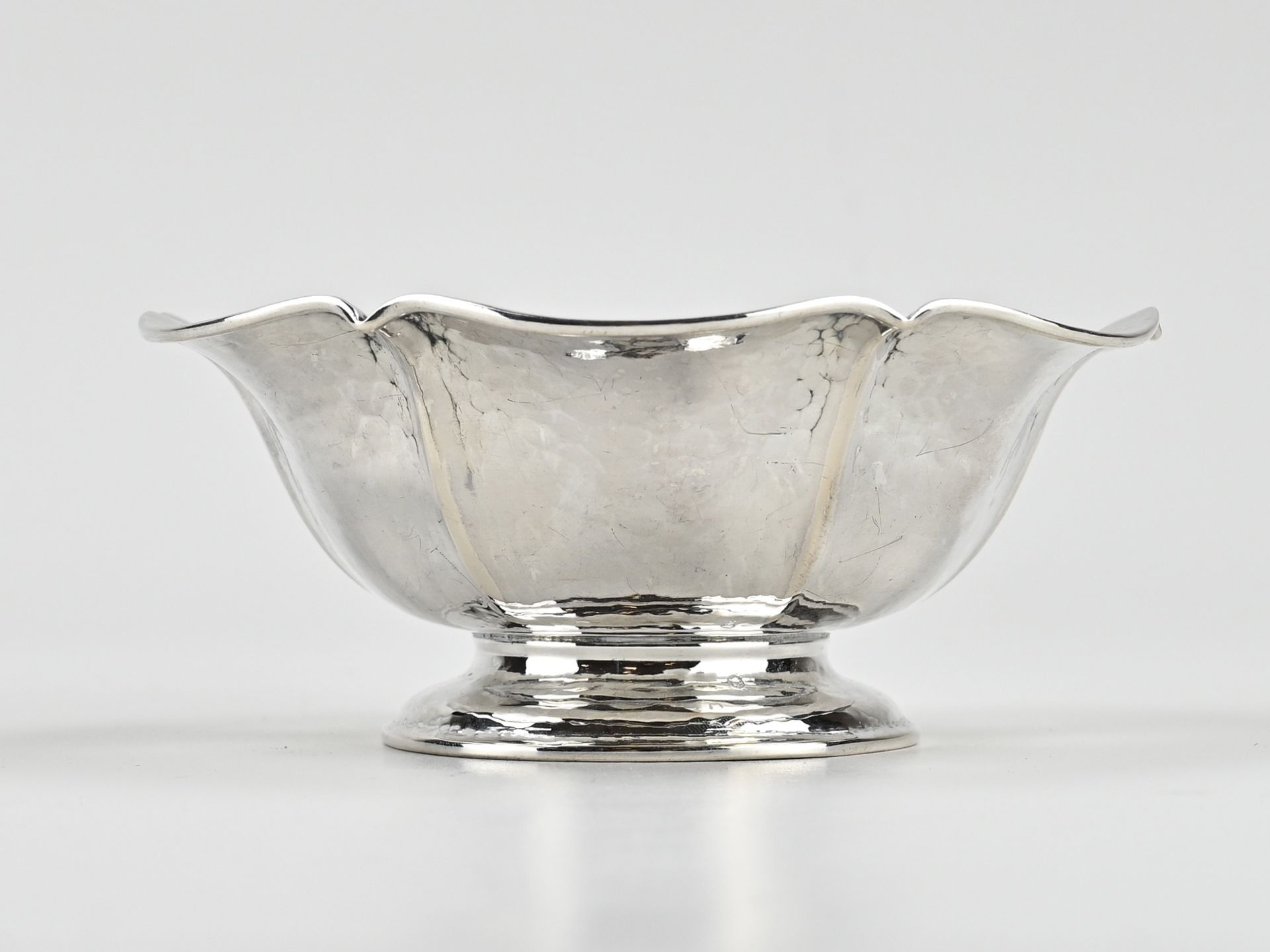 Silver cream bowl - Image 2 of 2