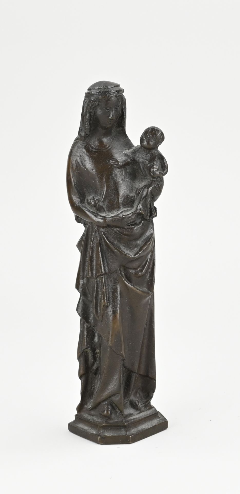 Bronze figure, Mary with child