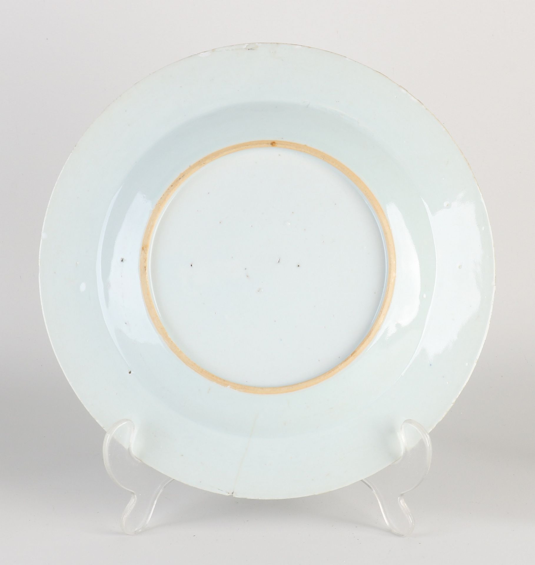 17th - 18th century Chinese plate Ø 23.2 cm. - Image 2 of 2