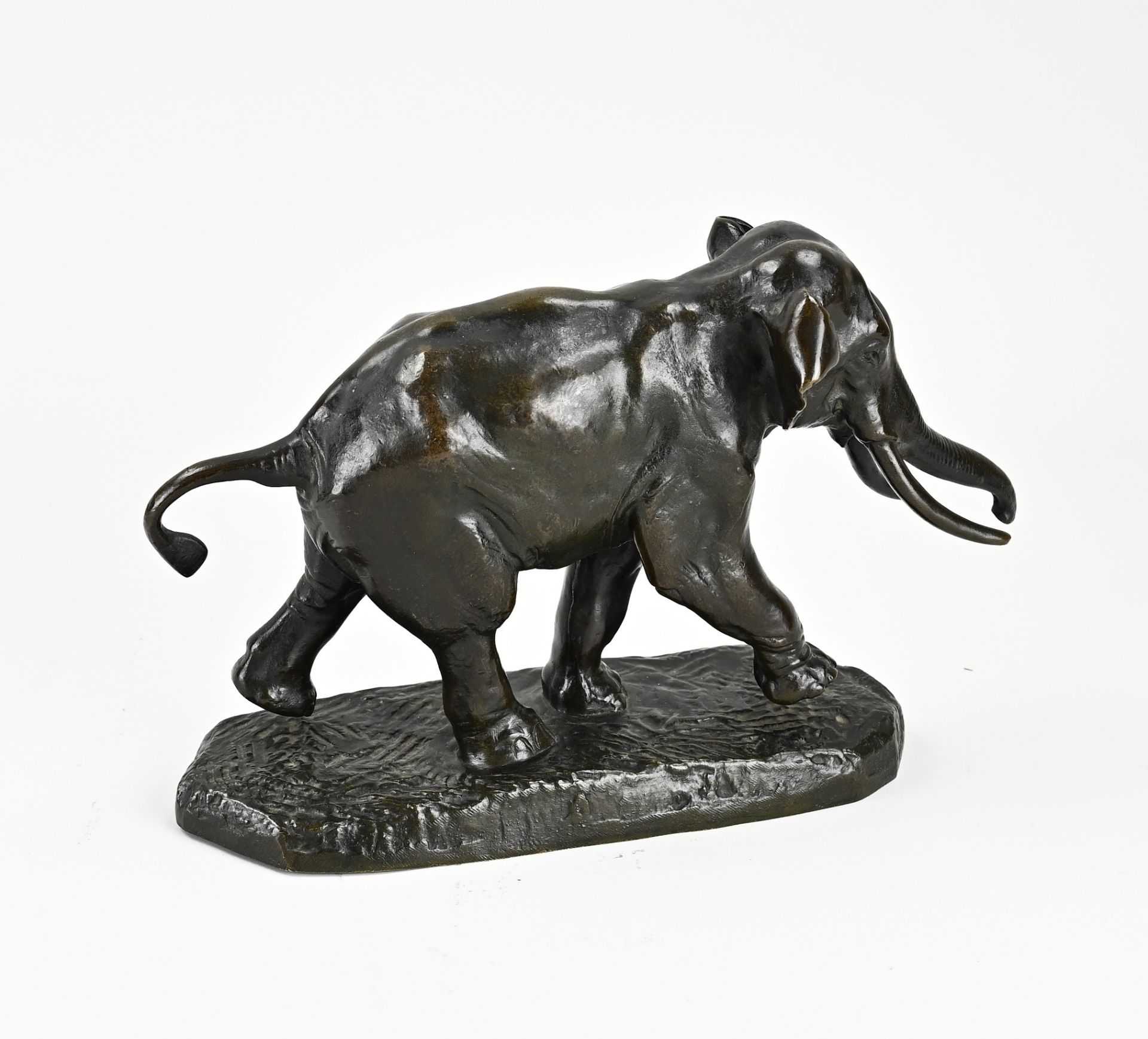 Bronze sculpture, Elephant - Image 2 of 2