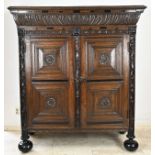 18th century oak cabinet