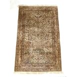 Persian carpet (silk), 160 x 95 cm.