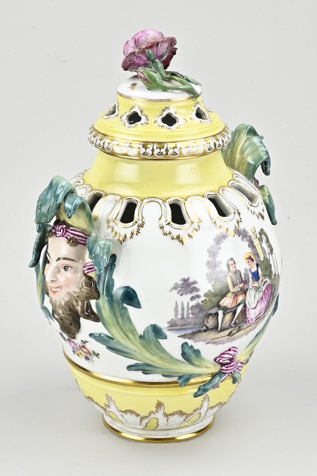 KPM potpourri vase, H 31 cm. - Image 2 of 3