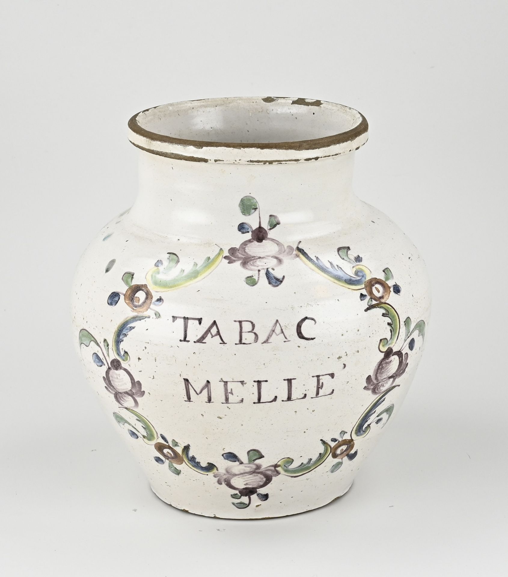 Antique tobacco jar