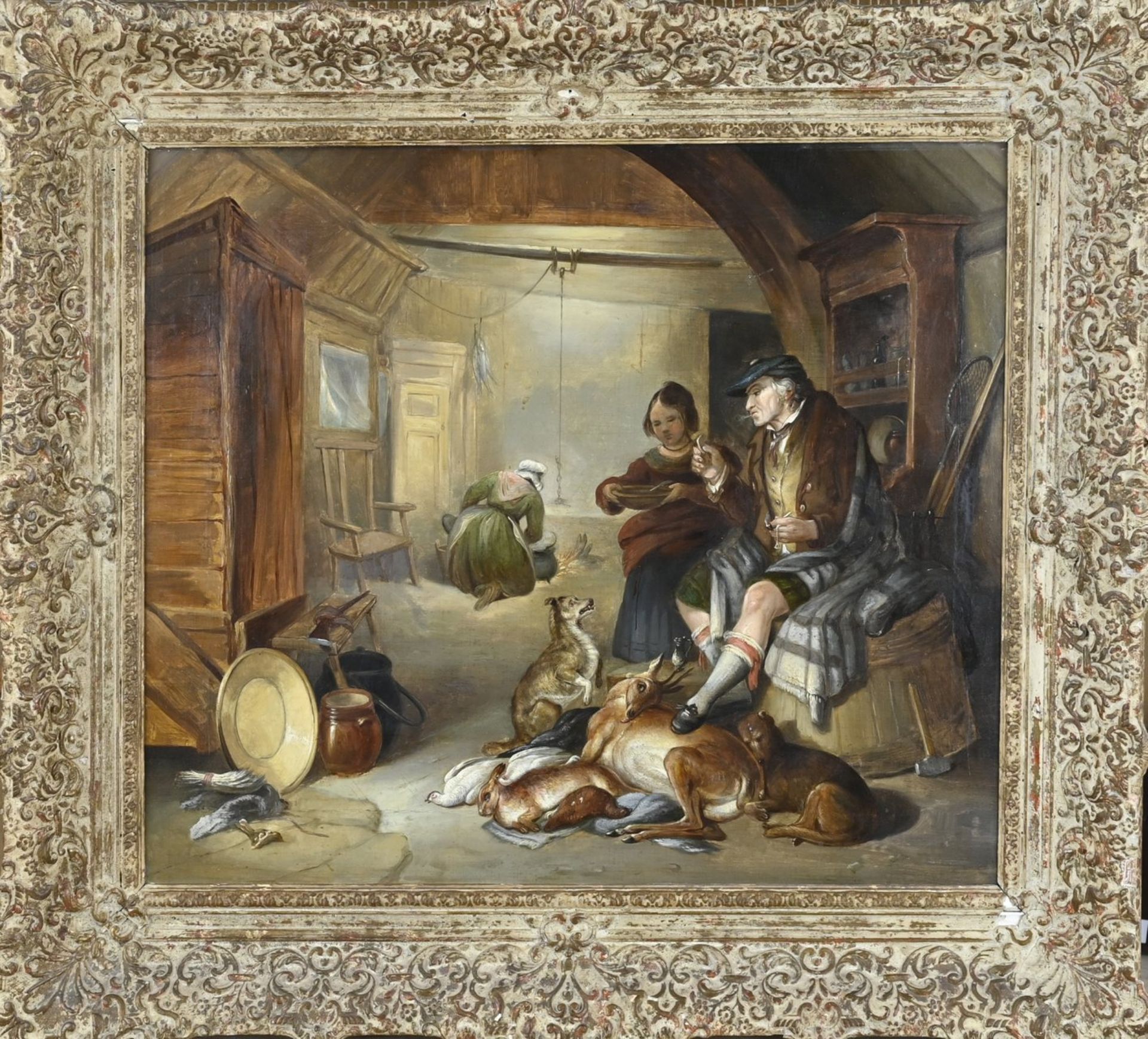 Unsigned, Farmer's interior