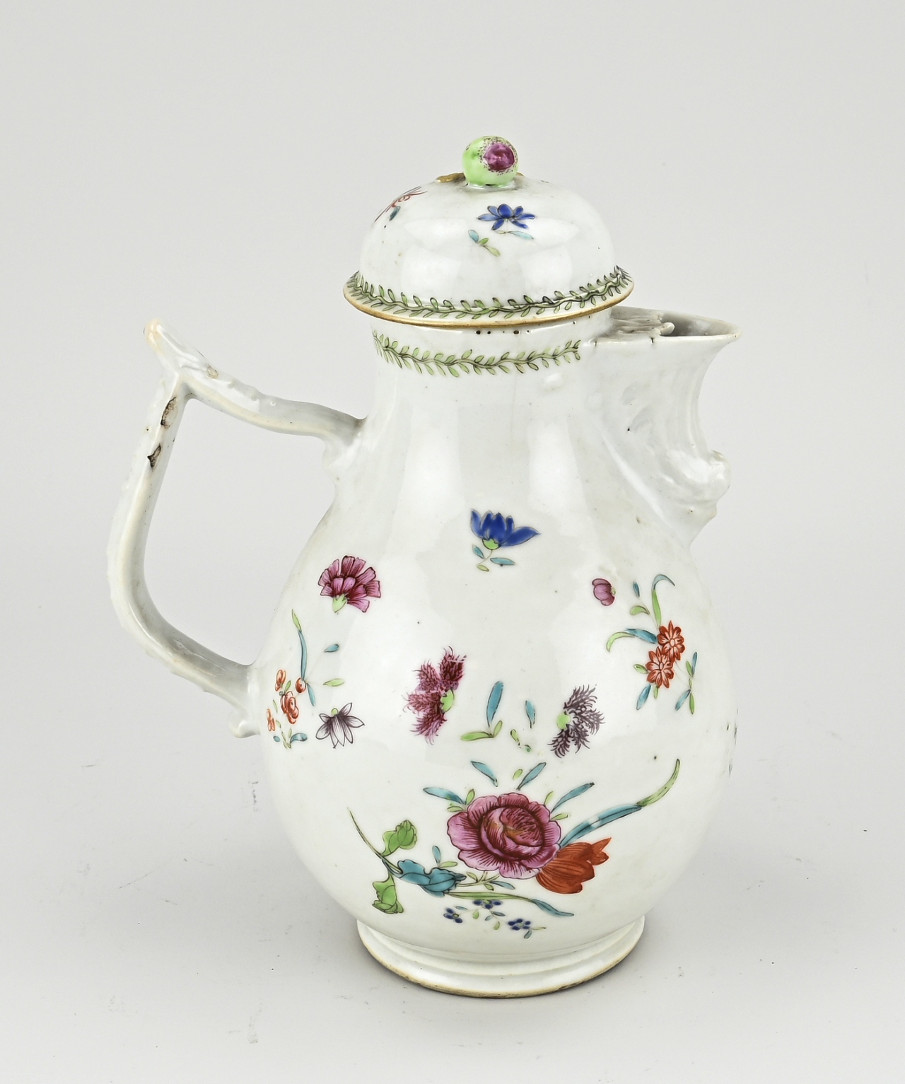 Chinese teapot, H 24 cm. - Image 2 of 3