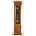 Antique standing mother clock, H 227 cm.