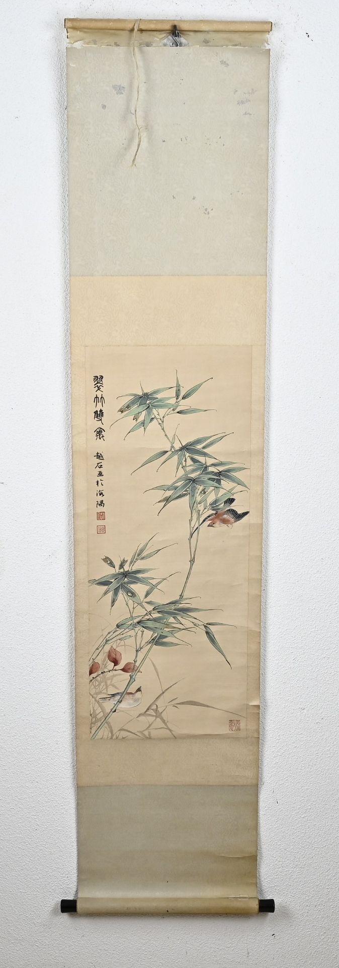 Chinese scroll painting, H 60 x W 30 cm.