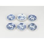 Six 18th century Chinese dishes